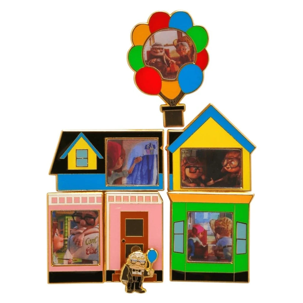 Disney Pixar by Loungefly Enamel Pins Blind Box UP Lenticular Puzzle Display (18)