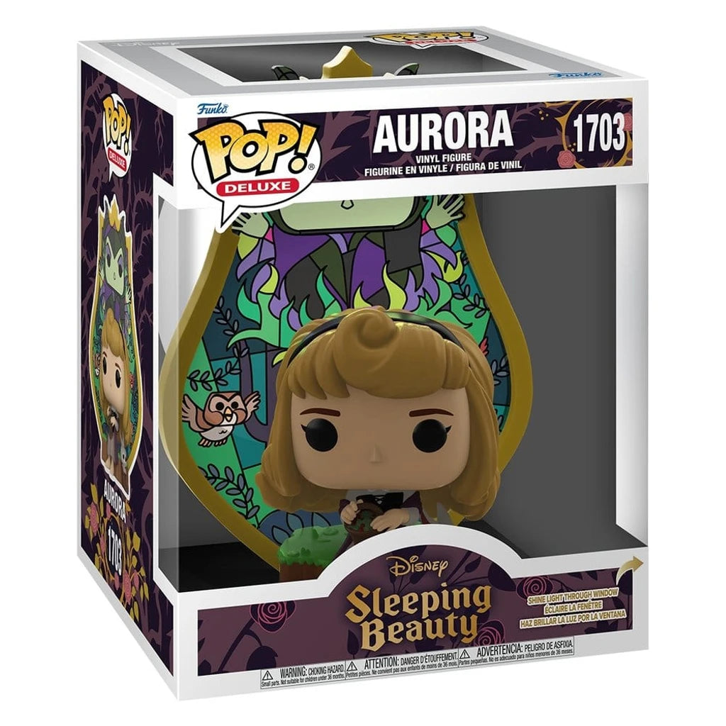 Disney POP! Deluxe Vinyl Figure Aurora(Glass) 9 cm