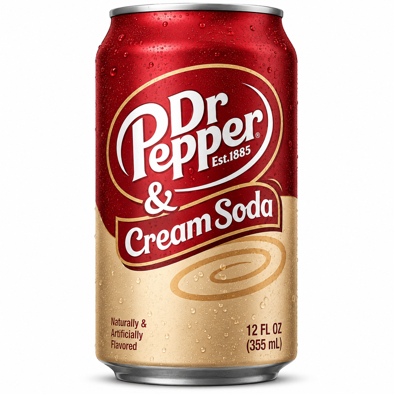 [EAN:4779055881099] DR PEPPER Cream Soda 355ml