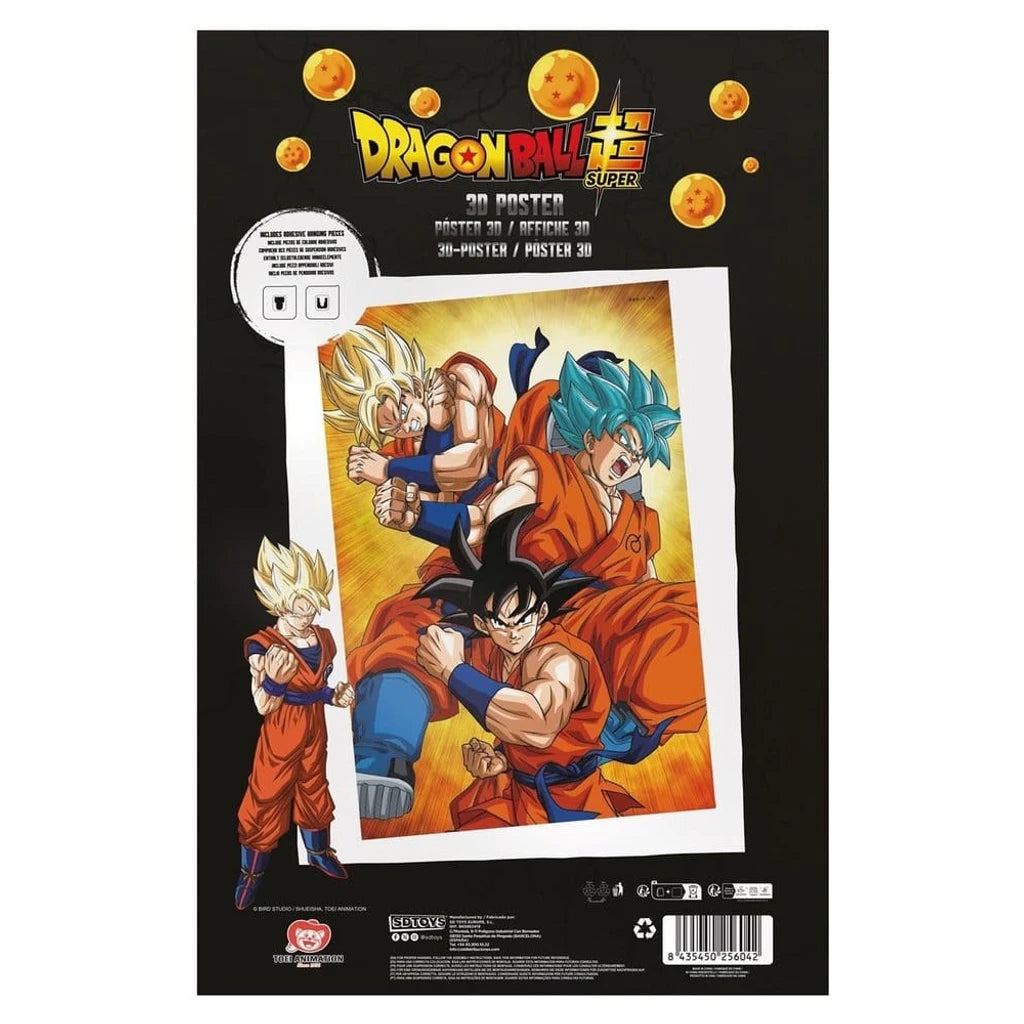 Dragon Ball Super 3D Poster Champa Goku 38 x 58 cm