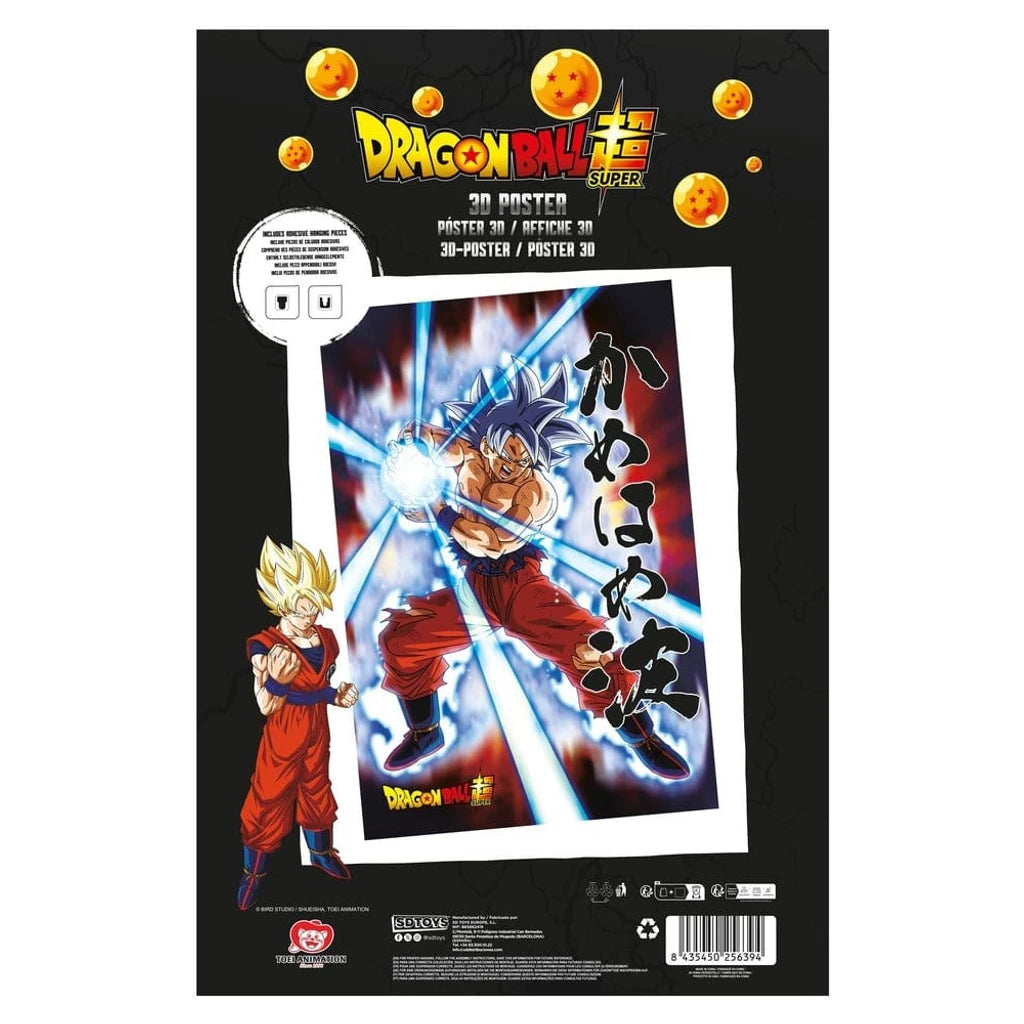 Dragon Ball Super 3D Poster Survival Goku 38 x 58 cm