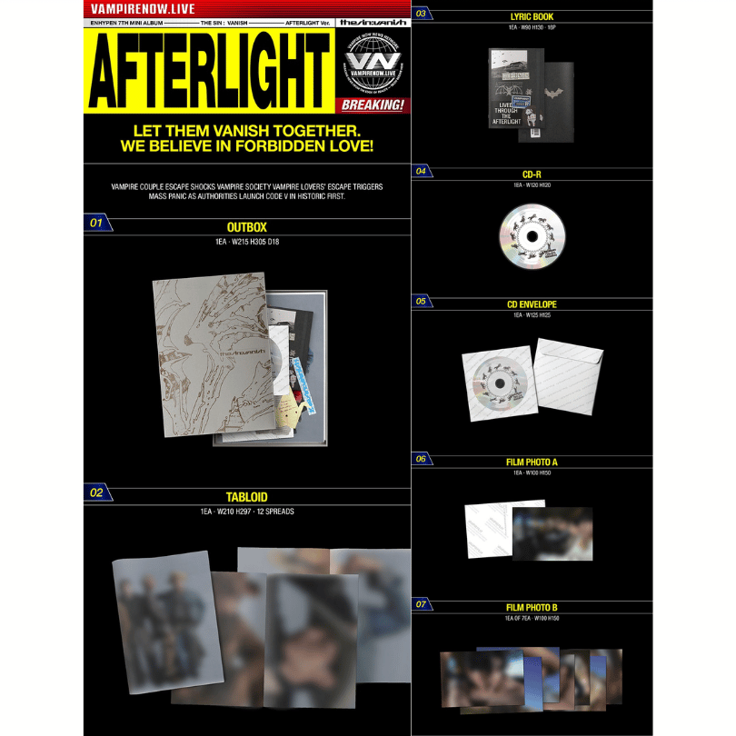 [EAN:8809704434409][IMG:3] ENHYPEN – DESIRE : UNLEASH l 7th Mini Album l 2026 CD - Random Ver.