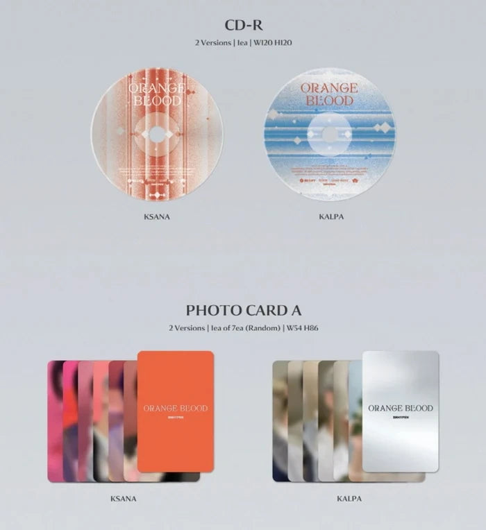[EAN:8809704426770][IMG:5] ENHYPEN – ORANGE BLOOD | 5th Mini Album | 2023 CD - Random Ver.