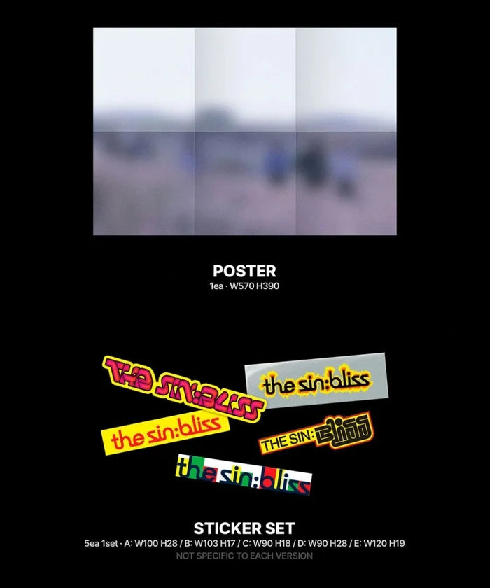 [EAN:0823375216964][IMG:3] ENHYPEN - THE SIN : BLISS | 8th Mini Album | TAKE 1 Ver. / TAKE 2 Ver. / TAKE 3 Ver. /  TAKE 4 Ver. | 2026 CD - Take 1 Ver.