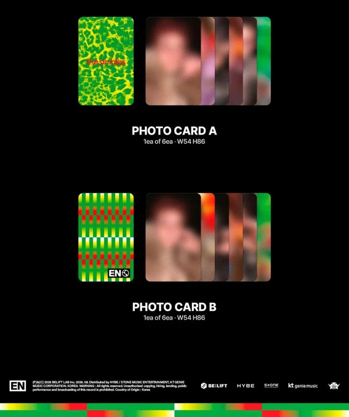 [EAN:0823375216995][IMG:4] ENHYPEN - THE SIN : BLISS | 8th Mini Album | TAKE 1 Ver. / TAKE 2 Ver. / TAKE 3 Ver. /  TAKE 4 Ver. | 2026 CD - Take 4 Ver.