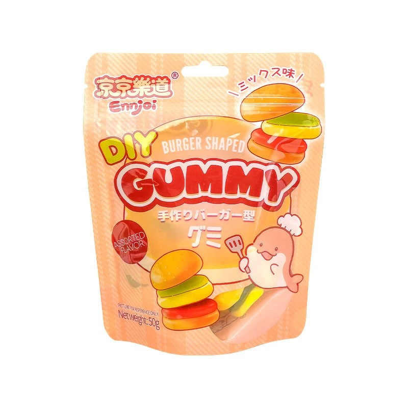[EAN:6976613321242] ENNJOI Burger shaped gummy, 50g