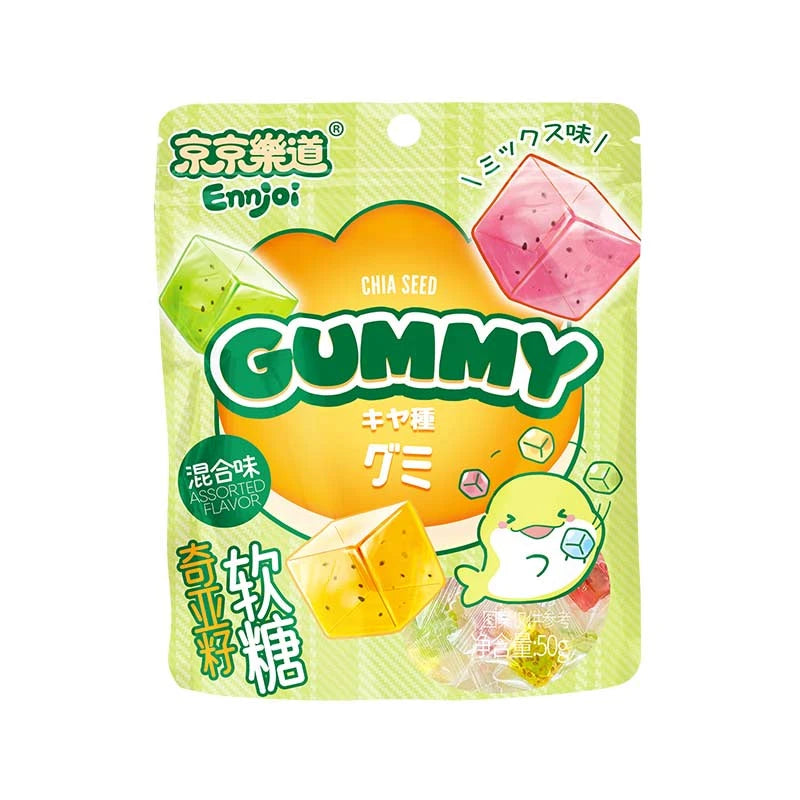 [EAN:6976613323352] ENNJOI Chia seed juice cube gummy, 50g