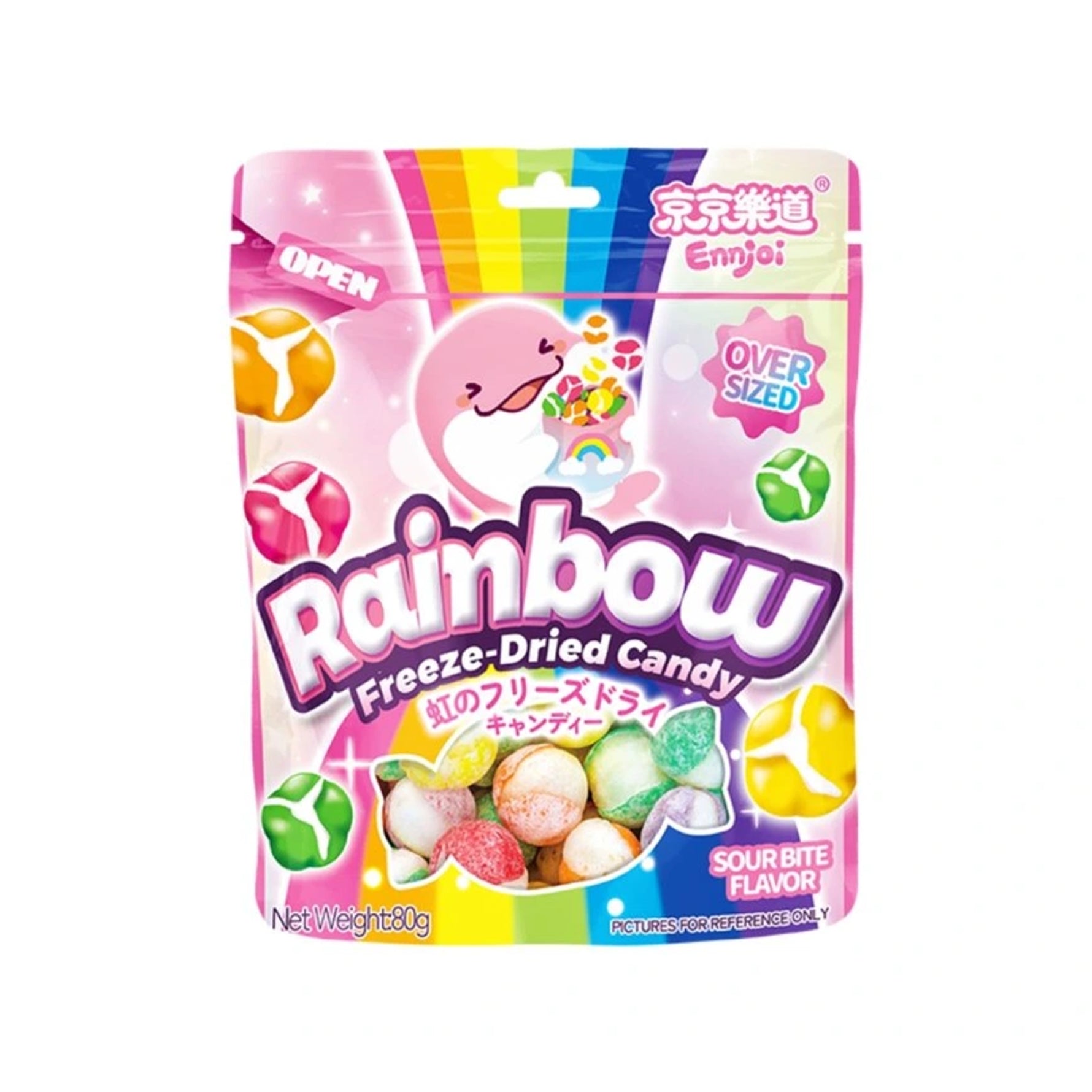 [EAN:6976613322003] ENNJOI Freeze-Dried Candy Sour Bite Flavor, 80g