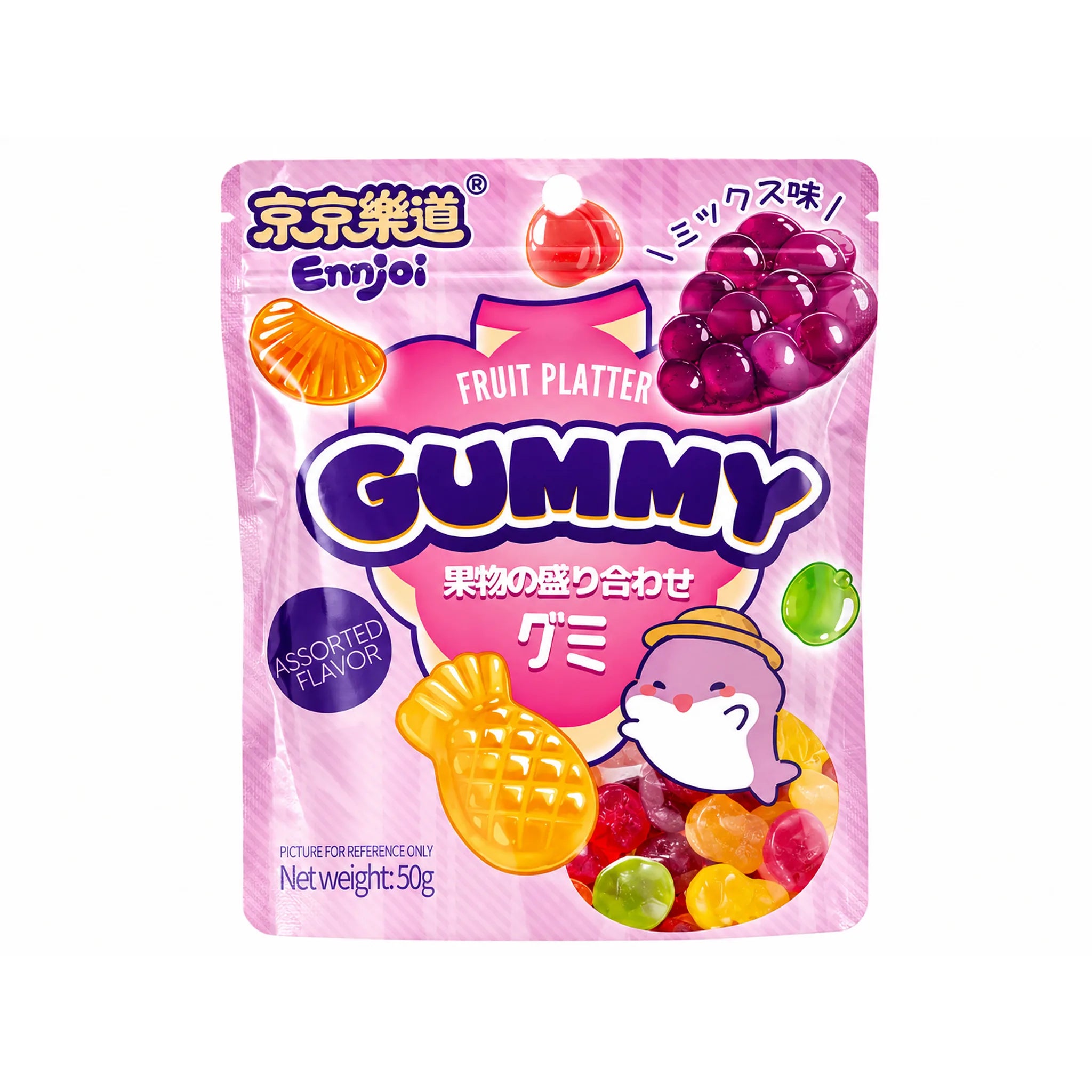[EAN:6976613321259] ENNJOI Fruit Platter Gummy, 50g