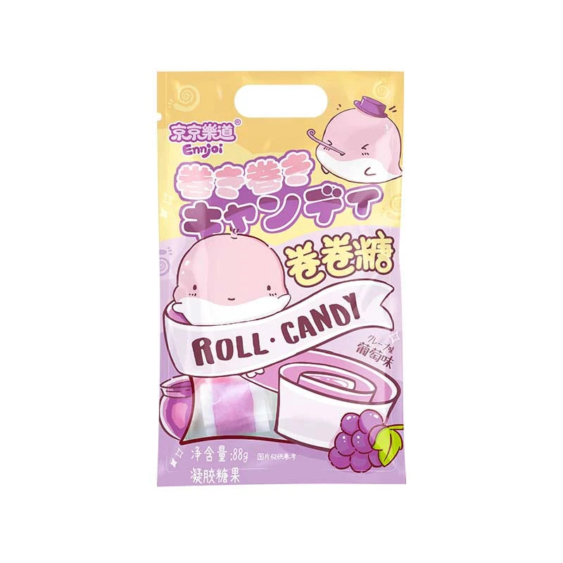 [EAN:4897050057957] ENNJOI Grape flavor Roll candy, 88g