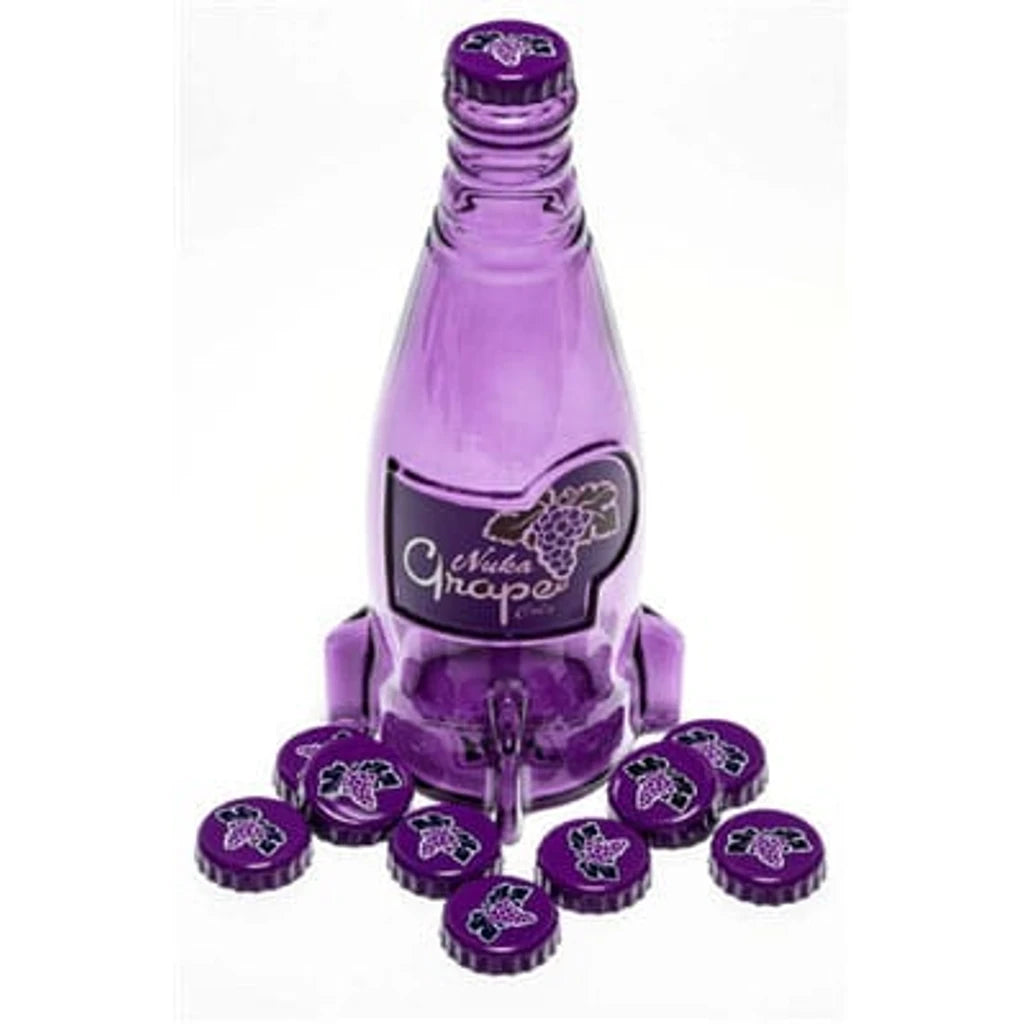 Fallout Bottle Series Replica Glass Bottle & Cap Nuka Cola Grape