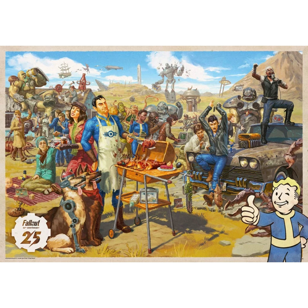 Fallout gift set Fallout Vault Loot Collection (Puzzle, socks, figurine & key ring)