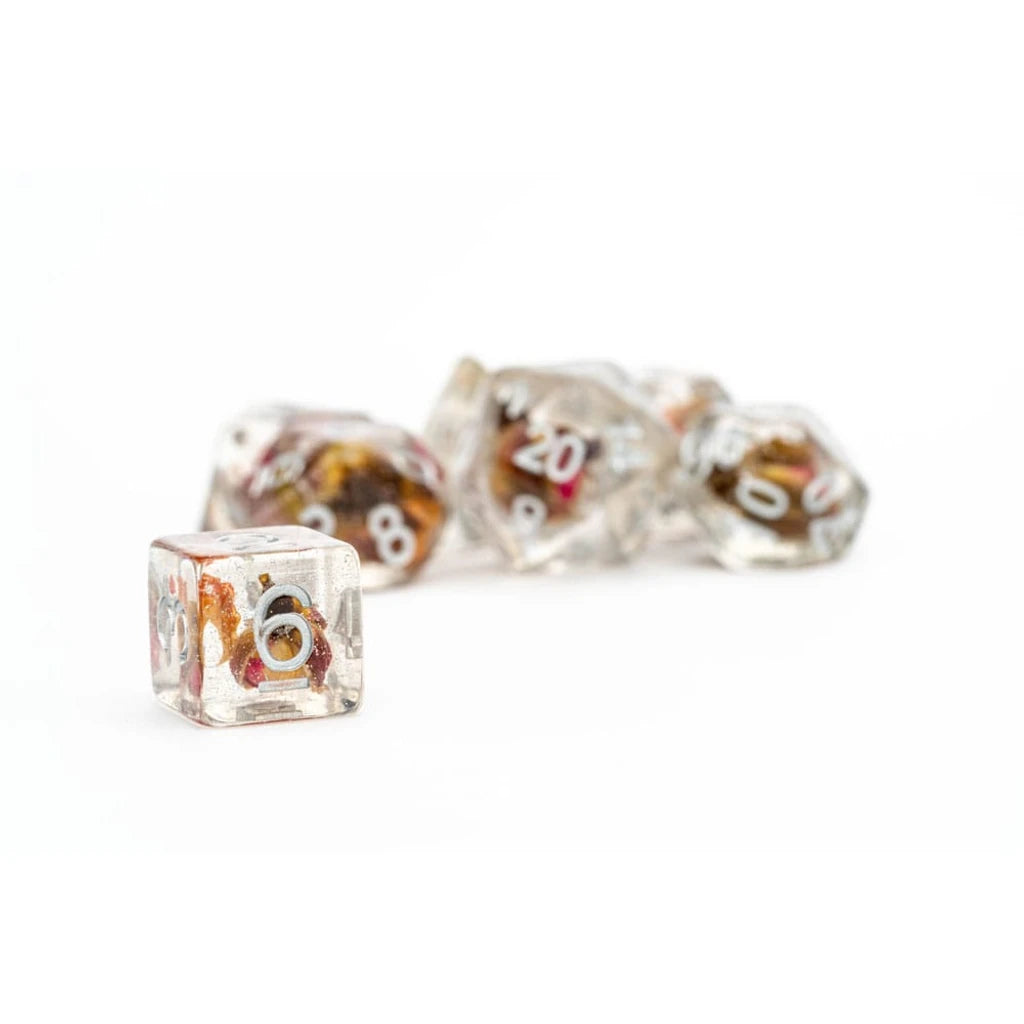 FanRoll  Dice Set Rose (7)