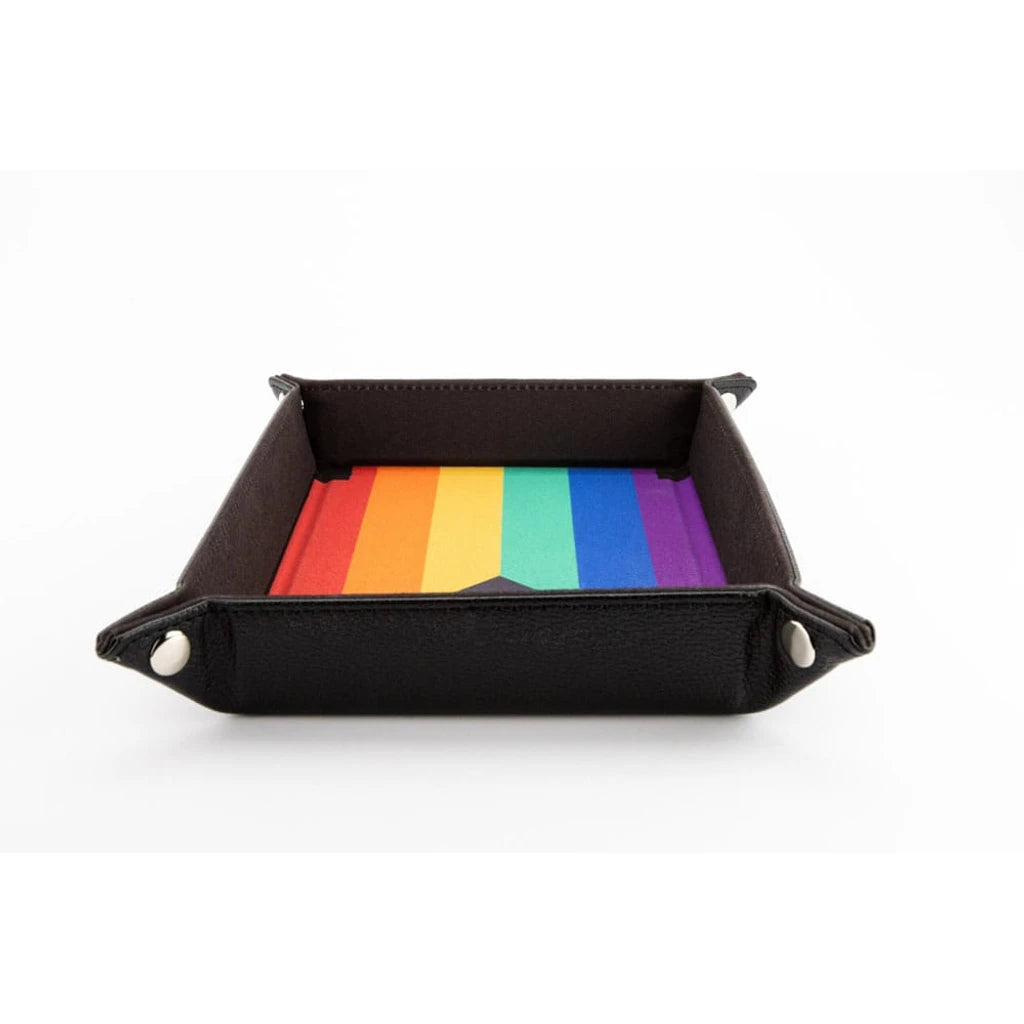 FanRoll Folding Dice Tray Pride Rainbow Flag