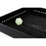 FanRoll Shadowlight Folding Blacklight Dice Tray Black
