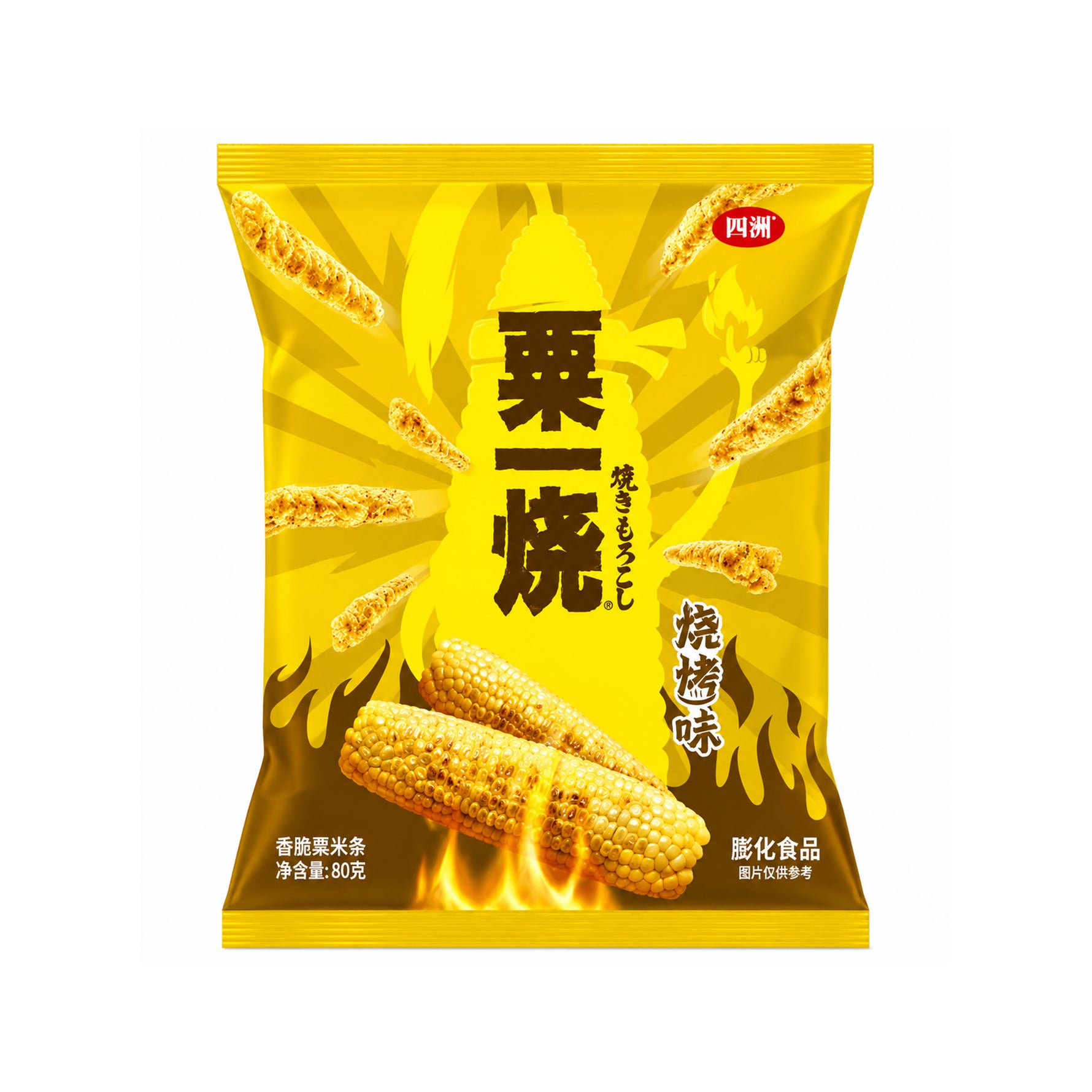[EAN:6932430201129] FOUR SEAS Grill A Corn - Barbecue Flavour, 80g