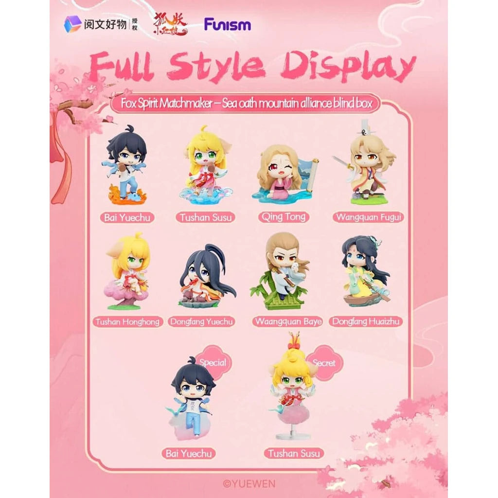 Fox Spirit Matchmaker Blind Box Mini Figures Sea Oath Mountain Alliance 8 cm Display (8)