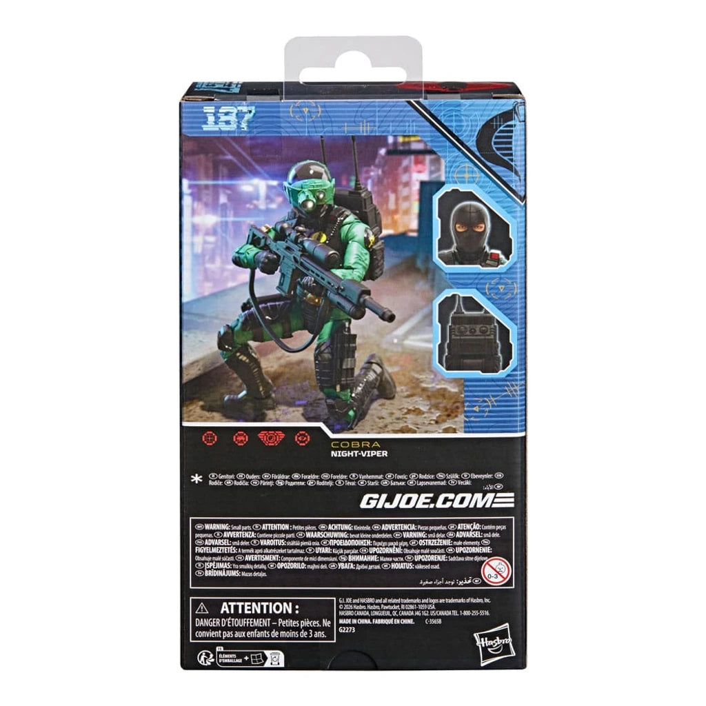 G.I. Joe Classified Series Action Figure Night-Viper 15 cm