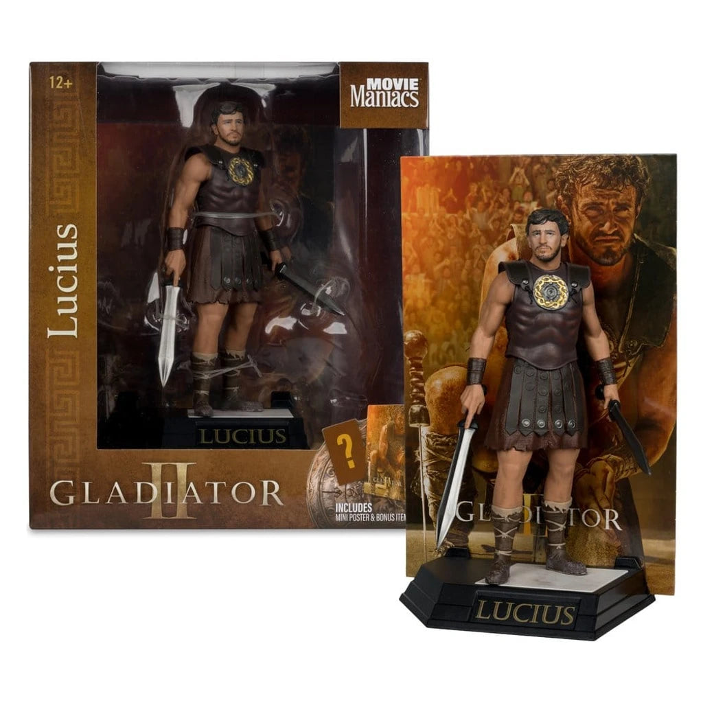 Gladiator II Movie Maniacs Action Figure Lucius 16 cm