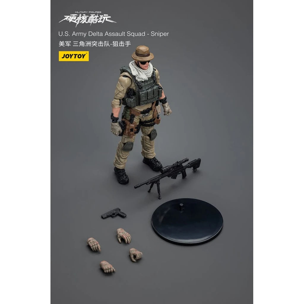 Hardcore Coldplay Action Figure 1/18 U.S. Army Delta Assault Squad Sniper 11 cm
