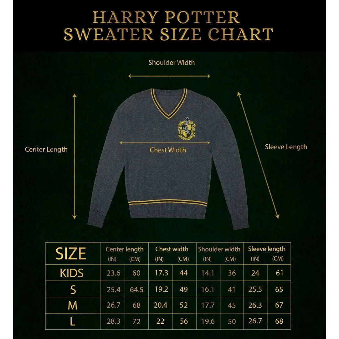 Harry Potter Knitted Sweater Hufflepuff Size L