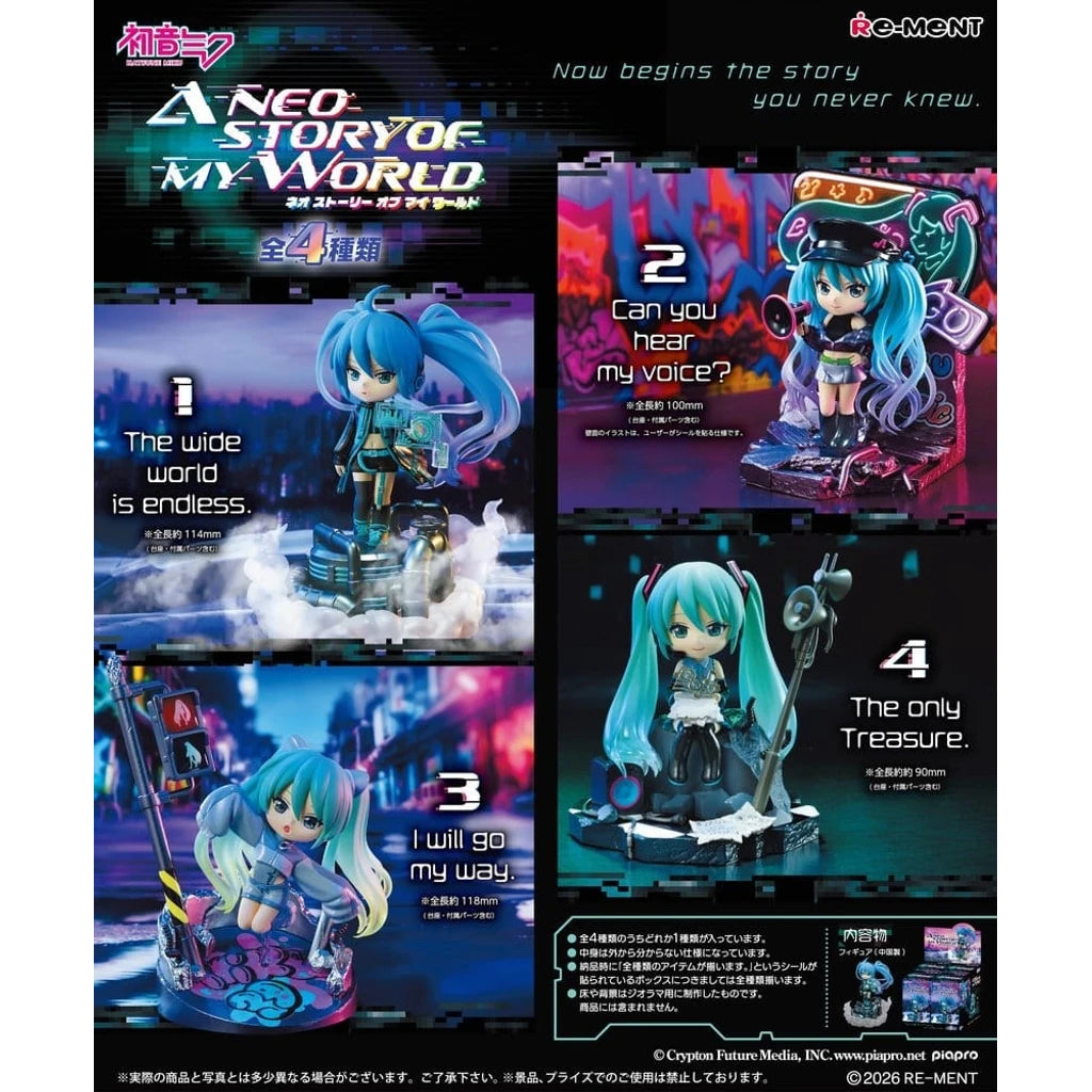 Hatsune Miku Mini Figures Neo Story 12 cm Blind Box