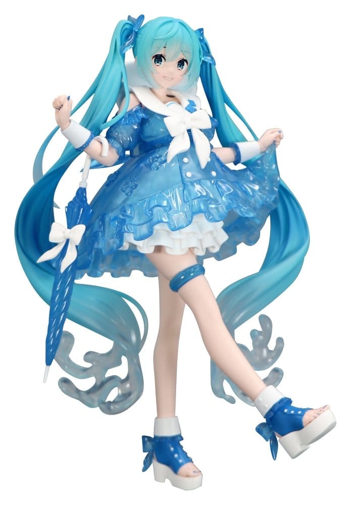 [EAN:4571623512240] Hatsune Miku Trio-Try-iT PVC Statue Miku Rainy Dance 19 cm