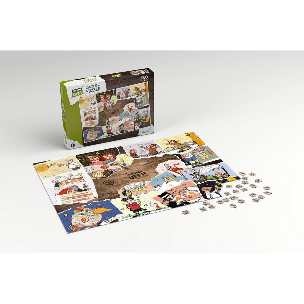 Heer Ma Uff!! - Das Pfalzpuzzle - Jigsaw Puzzle (1000 pieces)