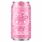 [EAN:4779055882225] Hello Kitty Japanese Ramune Sparkling Water – Strawberry Daifuku Flavour, 330 ml