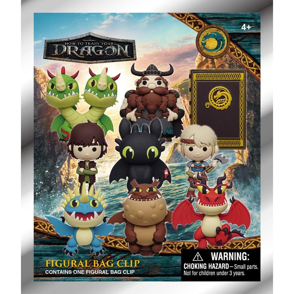 How to train your Dragon 3D PVC Bag Clips 2025 Movie Display (24)