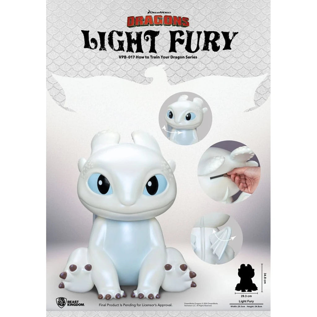 How to Train Your Dragon Funktional Figure Vinyl Light Fury 35 cm