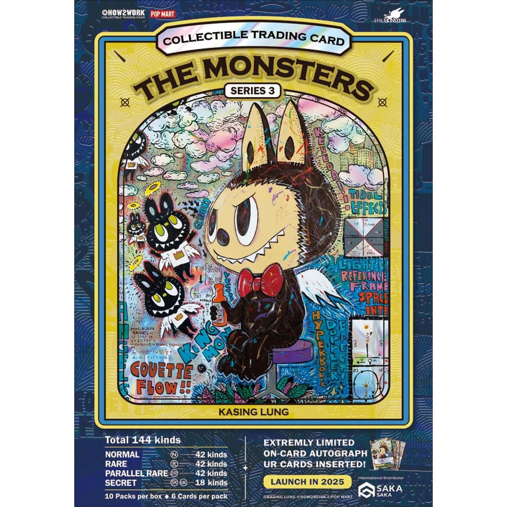 How2work Labubu Collectible Chrome Trading Cards The Monsters Series 3 (10)