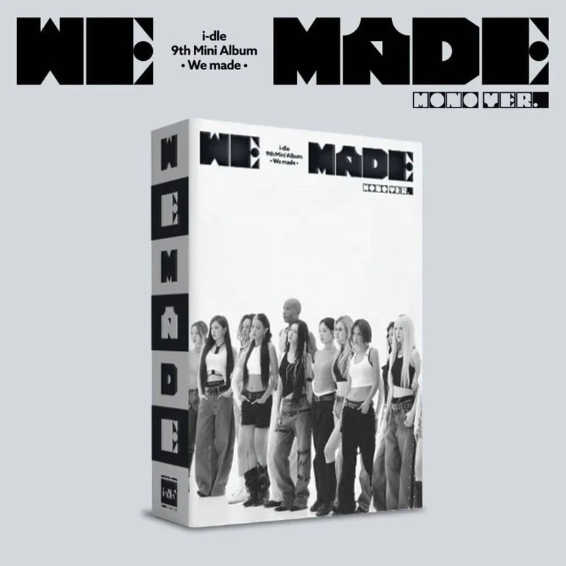[EAN:8804775465291][IMG:1] i-dle - We made l 9th Mini Album l We made l Mono Ver. l 2026 CD