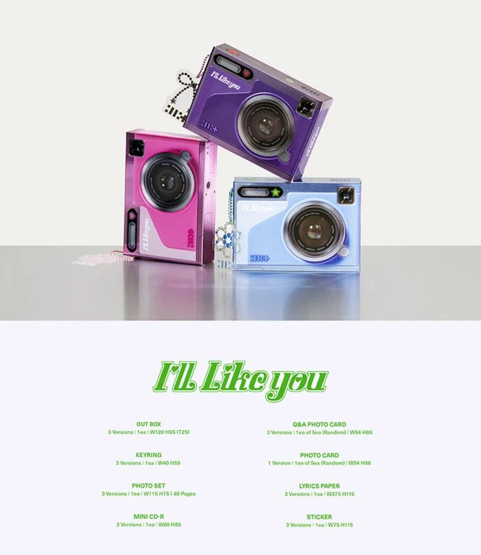[EAN:8809704428873][IMG:2] ILLIT – I’LL LIKE YOU | 2nd Mini Album | GLLIT Ver. | 2024 MiniCD - Random Ver.
