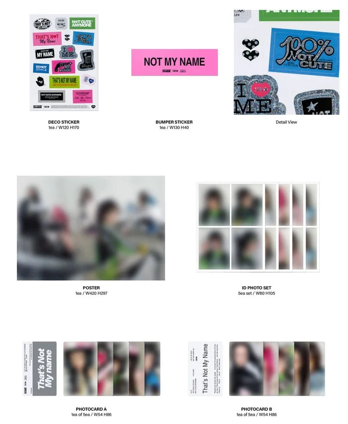 [EAN:8809704434157][IMG:12] ILLIT – NOT CUTE ANYMORE | 1st Single Album | 2025 CD - Random Ver.