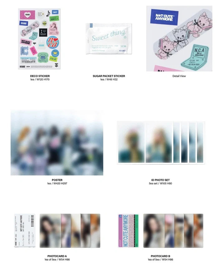 [EAN:8809704434157][IMG:6] ILLIT – NOT CUTE ANYMORE | 1st Single Album | 2025 CD - Random Ver.