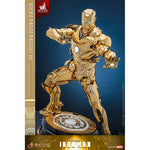 Iron Man Movie Masterpiece Diecast Action Figure 1/6 Iron Man Mark III (Gold Color Version) Hot Toys Exclusive 33 cm