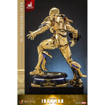 Iron Man Movie Masterpiece Diecast Action Figure 1/6 Iron Man Mark III (Gold Color Version) Hot Toys Exclusive 33 cm