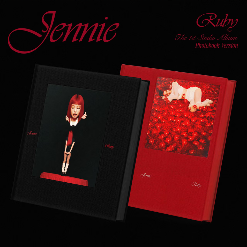 [EAN:8804775453052][IMG:6] JENNIE – Ruby l 1st Studio Album l Photobook Ver. l 2025 CD - Random Ver.