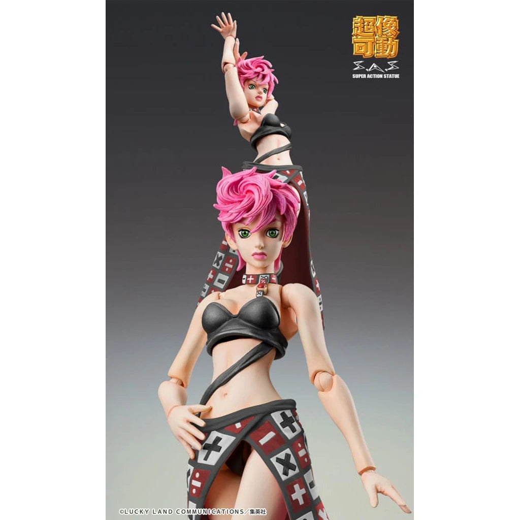JoJo's Bizarre Adventure Part 5 Super Action Action Figure Chozokado Trish Una Black Ver. 15 cm