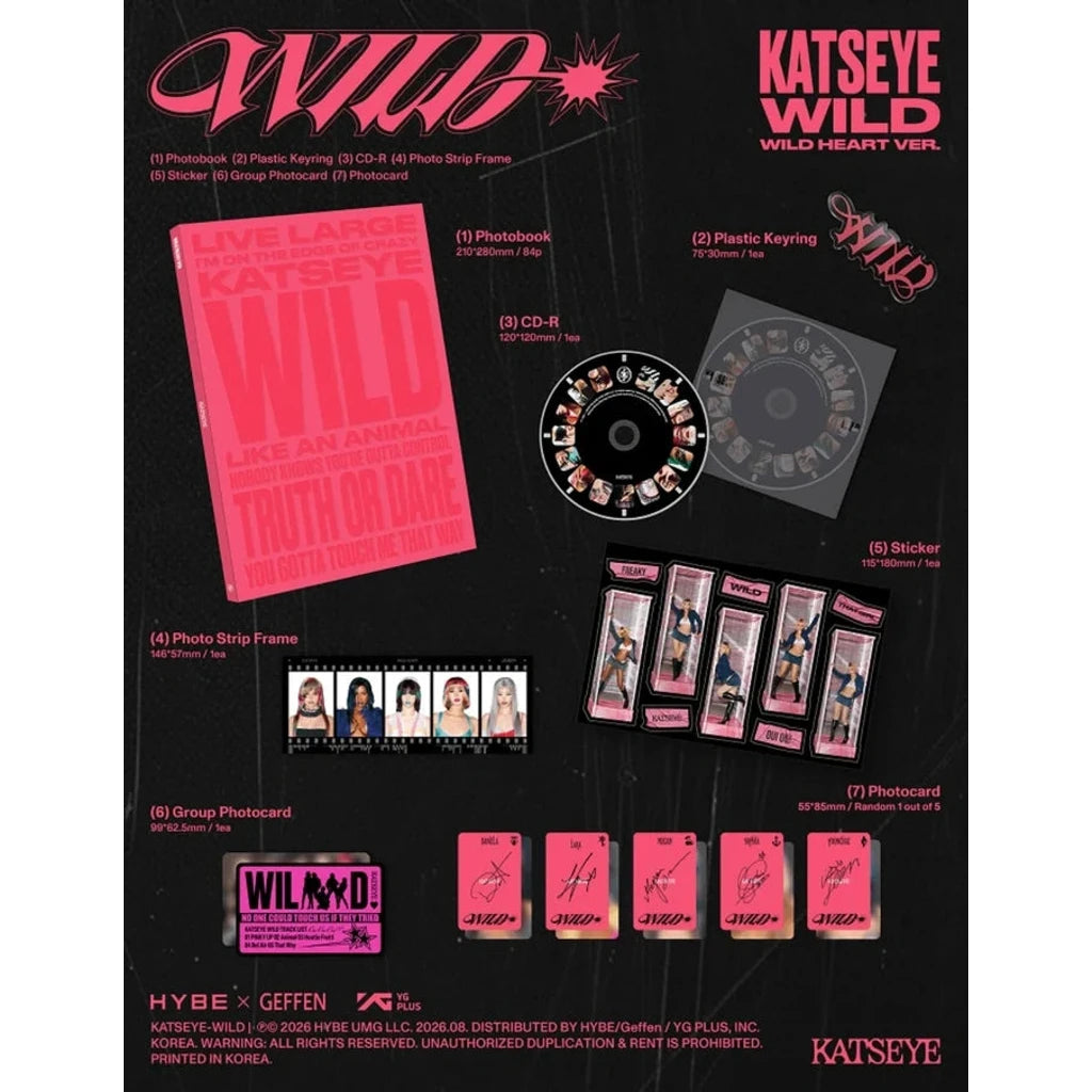 KATSEYE - WILD | 3rd EP Album | 2026 CD
