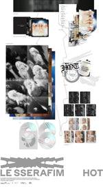 [EAN:8800296360138][IMG:2] LE SSERAFIM – HOT | 5th Mini Album | 2025 CD - Random Ver.