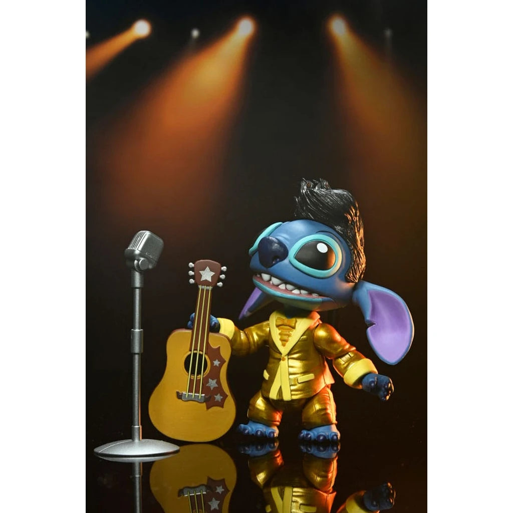 Lilo & Stitch Action Figure Ultimate Gold Suit Elvis Stitch 18 cm