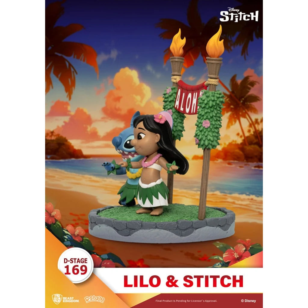 Lilo & Stitch D-Stage PVC Diorama Lilo & Stitch 16 cm