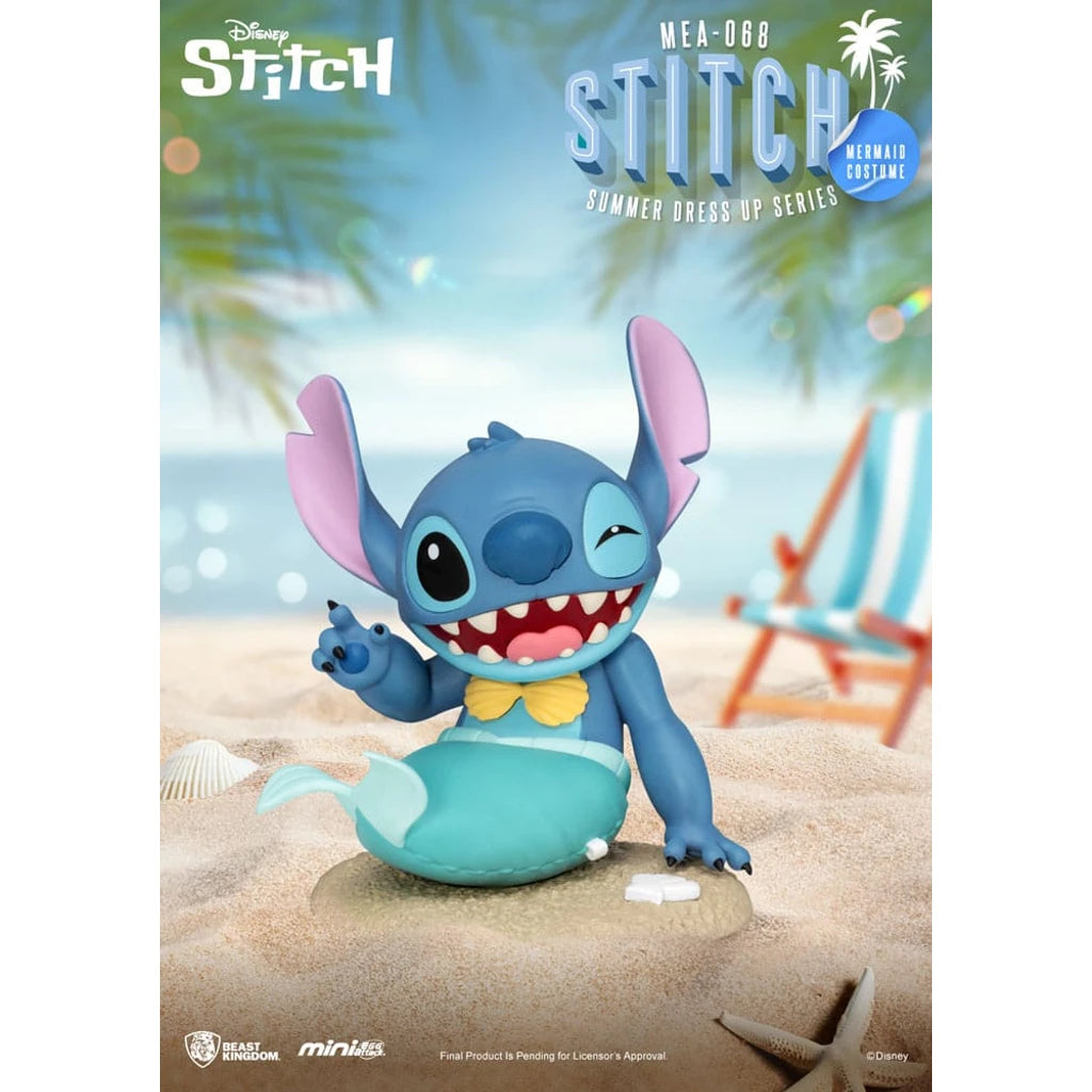 Lilo & Stitch Mini Egg Attack Figures 10 cm Stitch summer dress up Series Assortment (6)