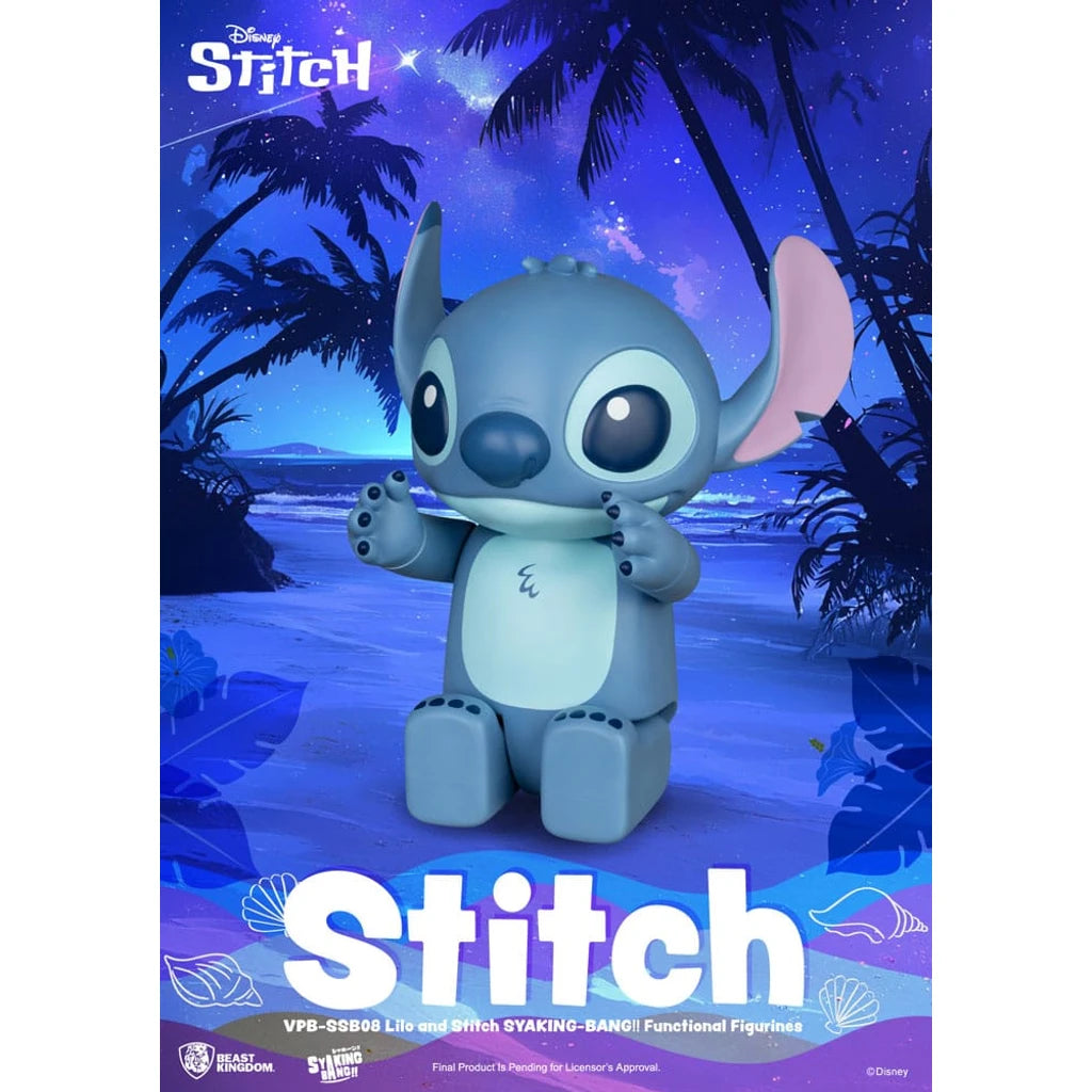 Lilo & Stitch Syaking Bang Vinyl Bank Stitch 30 cm