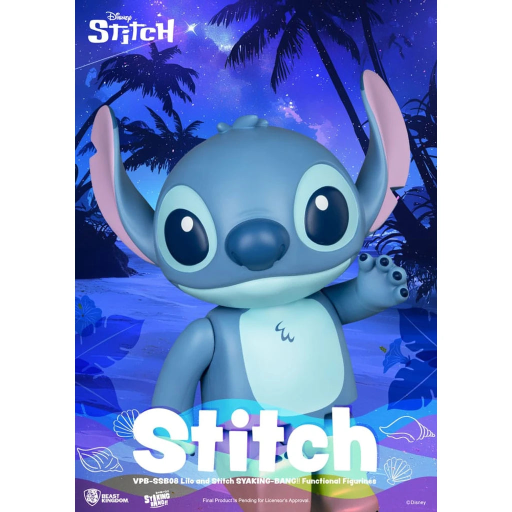 Lilo & Stitch Syaking Bang Vinyl Bank Stitch 30 cm