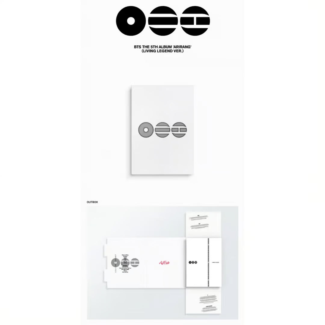 BTS – ARIRANG l 5th Full Album l Living Legend Ver. l 2026 CD