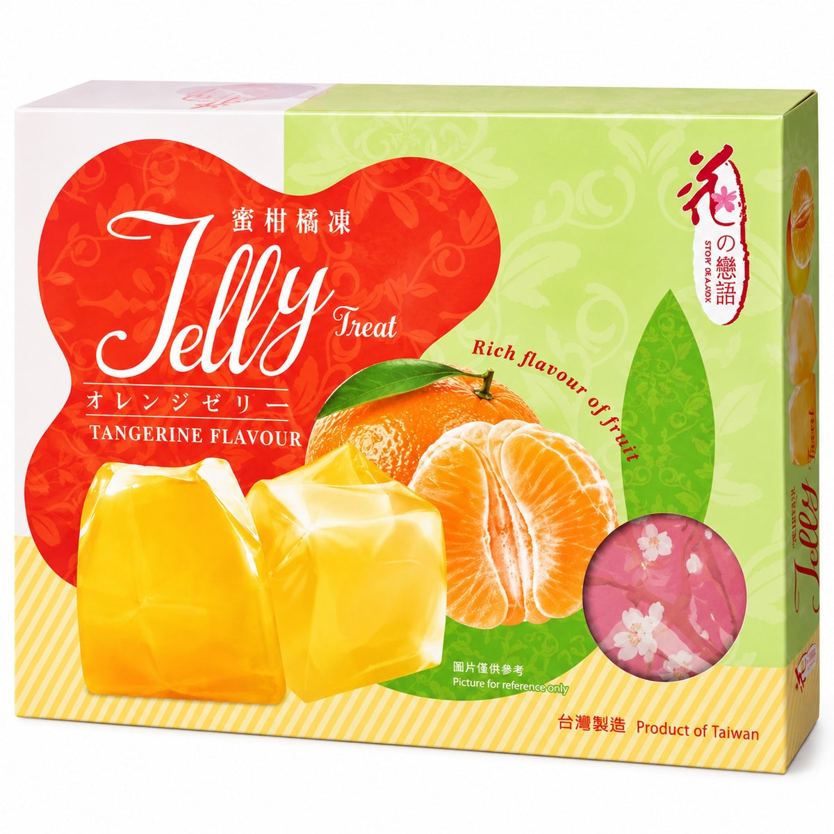 [EAN:4712928343171][IMG:1] LOVE & LOVE Fruit Jelly Treat - Tangerine Flavour 200g