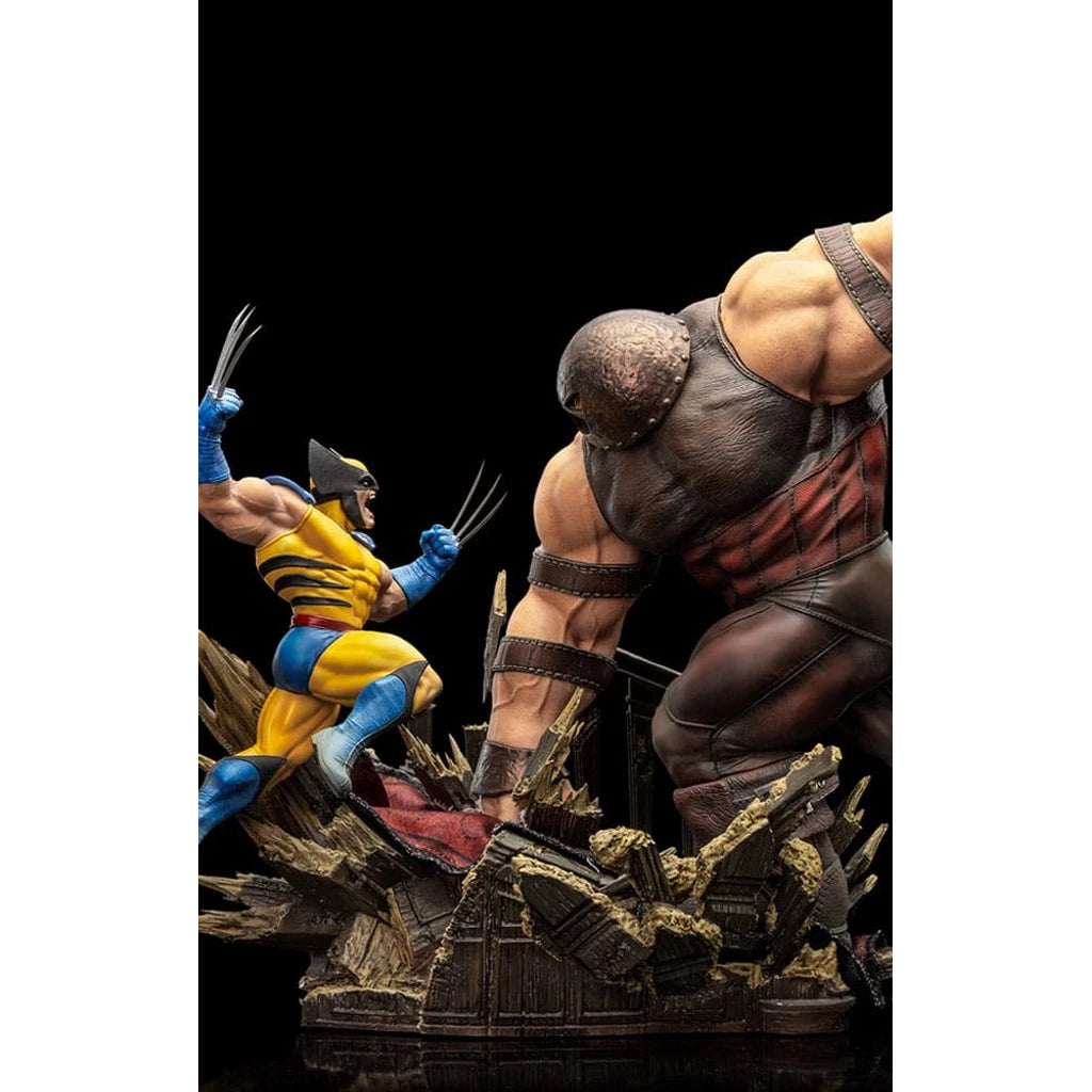 Marvel BDS Art Scale Statue 1/10 Wolverine vs Juggernaut heo EU Exclusive 30 cm